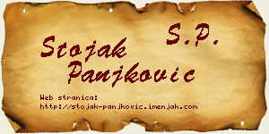 Stojak Panjković vizit kartica